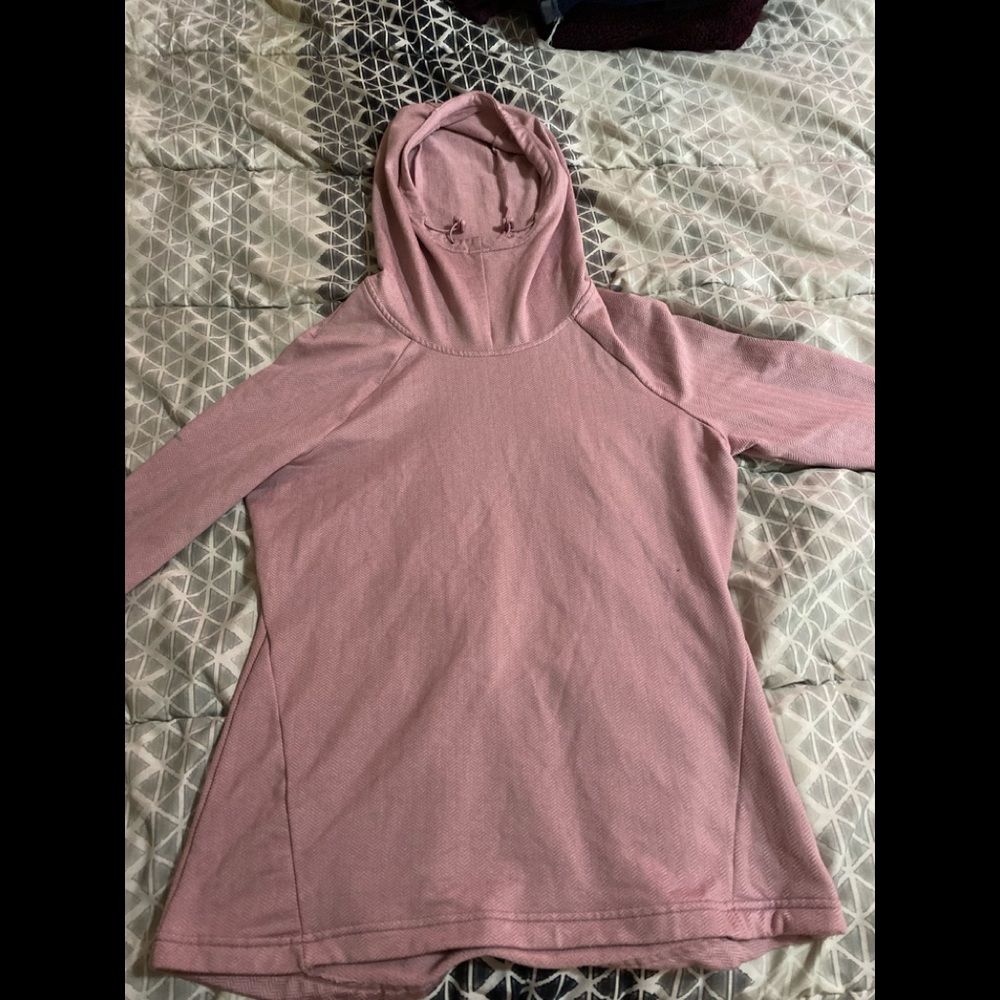 Performance + luxury Purple hoodie sweatshirt